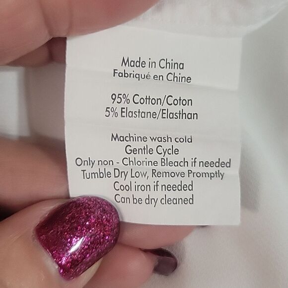 John Varvatos Crisp White Dress Shirt, Size 16.5 - 34/35 Slim Fit - Picture 3 of 4